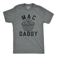 thumbnail image 1 of Mens Mac Daddy T Shirt Funny Macaroni Cheese Pasta Noodles Tee for Guys Graphic Tees, 1 of 9