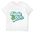 thumbnail image 1 of Mens Made In The 60's Graphic Distressed Born In 60s Gift T-Shirt White XL, 1 of 5