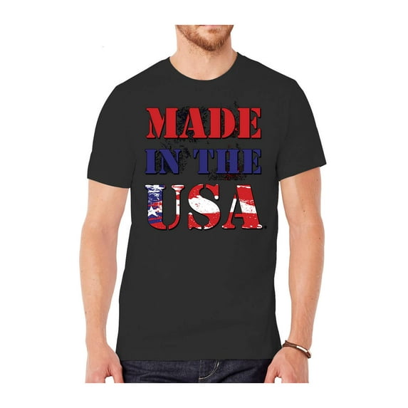 Mens Made in USA Short-Sleeve T-Shirt - Slate - X-Large