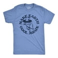 thumbnail image 1 of Mens Make Earth Cool Again T Shirt Funny Polar Bear Inner Tube Relaxing Graphic Novelty Tee for Guys Graphic Tees, 1 of 9