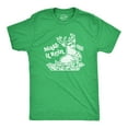 thumbnail image 1 of Mens Make It Rein T Shirt Funny Christmas Santa Reindeer Graphic Novelty Tee Graphic Tees, 1 of 9