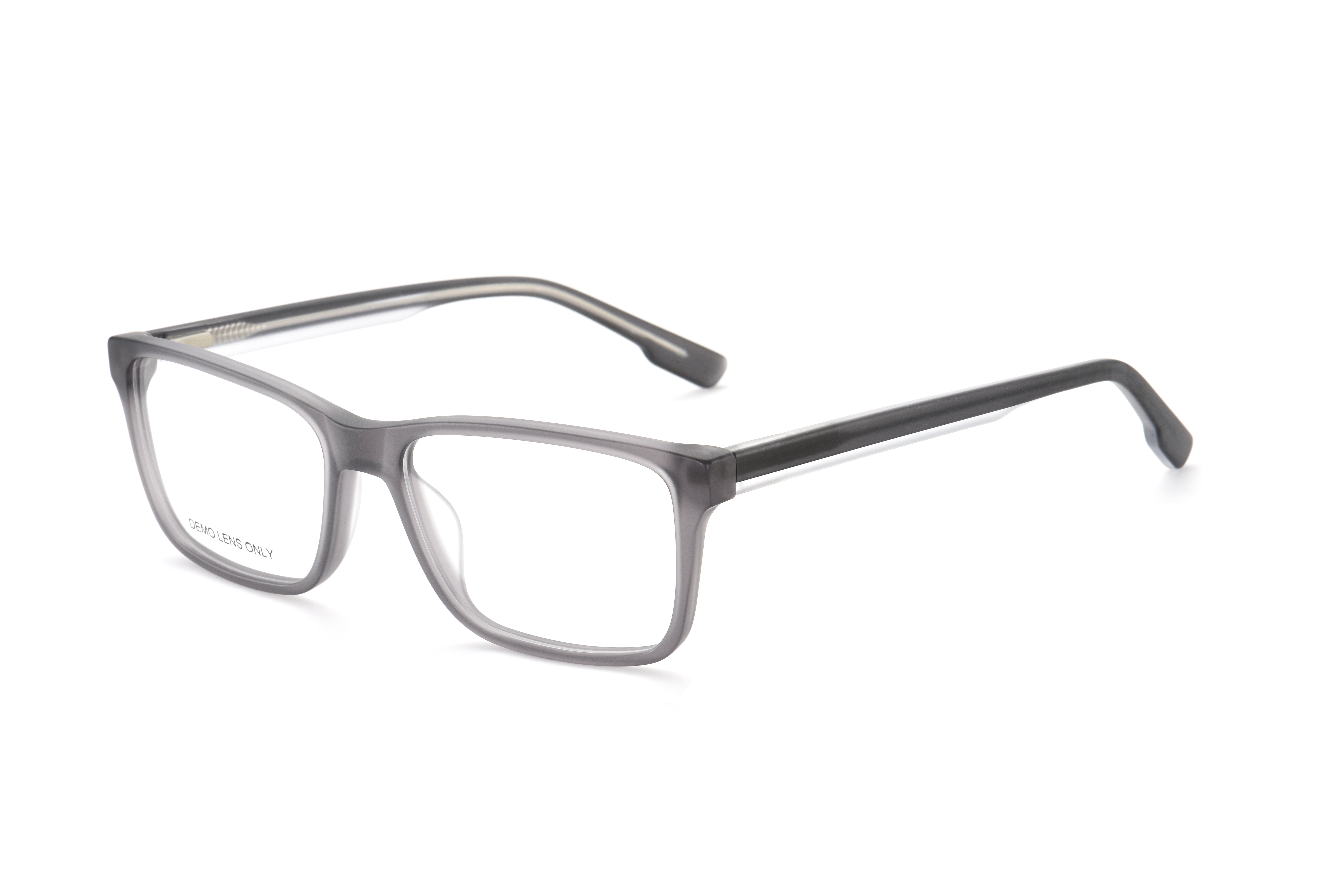 Mens Makoa Rx'able Eyeglasses with Case,Gray