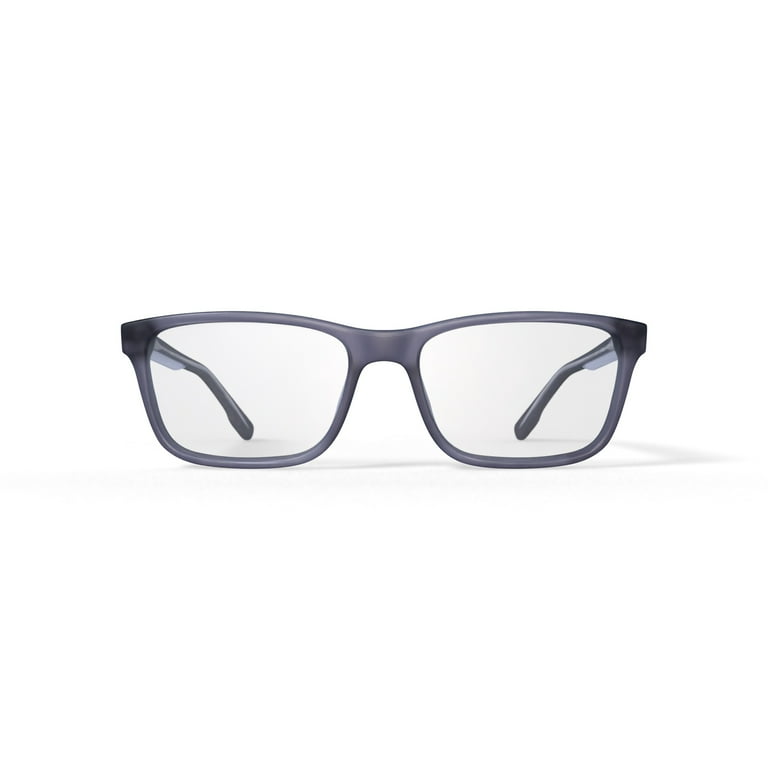 Walmart Men's Makoa Rectangular Prescription Eyeglasses with Case
