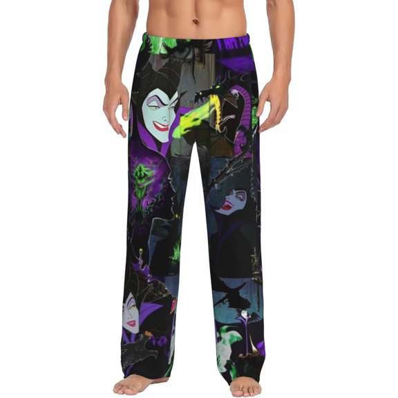 Mens Male-Ficen Pajama Pants Soft Lightweight Pajama Pants Cartoon Pajama Bottoms