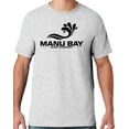 thumbnail image 1 of Mens Manu Bay Surf Company BLACK LOGO T-shirt, XL Ash Grey, 1 of 2