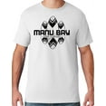 thumbnail image 1 of Mens Manu Bay Surf Company BLACK SURFBOARDS T-shirt, 3XL White, 1 of 2
