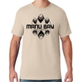 thumbnail image 1 of Mens Manu Bay Surf Company BLACK SURFBOARDS T-shirt, Large Sandstone, 1 of 2