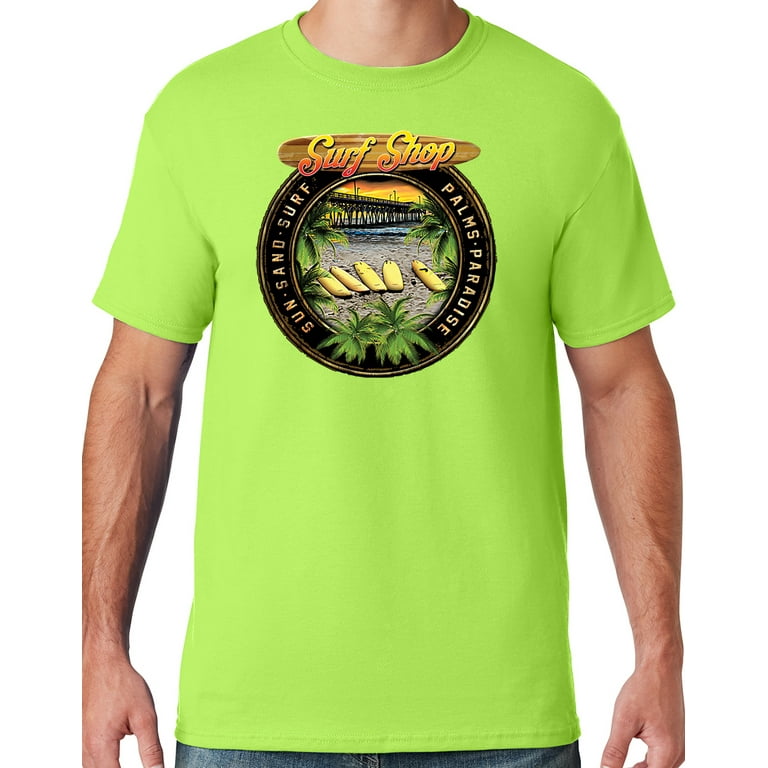 neon green t shirt walmart
