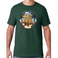 thumbnail image 1 of Mens Manu Bay Surf Company JUST CHILL SURFING T-shirt, 3XL Forest Green, 1 of 3