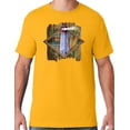 thumbnail image 1 of Mens Manu Bay Surf Company SURF LIGHTHOUSE T-shirt, 4XL Gold, 1 of 3