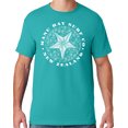 thumbnail image 1 of Mens Manu Bay Surf Company WHITE STARFISH T-shirt, XL Jade, 1 of 2