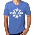 thumbnail image 1 of Mens Manu Bay Surf Company WHITE SURFBOARDS Surfer T-shirt, 4XL Heathered Royal, 1 of 3