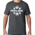 thumbnail image 1 of Mens Manu Bay Surf Company WHITE SURFBOARDS T-shirt, 2XL Charcoal Grey, 1 of 2