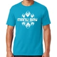 thumbnail image 1 of Mens Manu Bay Surf Company WHITE SURFBOARDS T-shirt, 5XL Cali Blue, 1 of 2