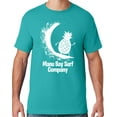 thumbnail image 1 of Mens Manu Bay Surf Company WHITE SURFING PINEAPPLE T-shirt, XL Jade, 1 of 2
