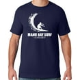 thumbnail image 1 of Mens Manu Bay Surf Company WHITE WAVE T-shirt, 3XL Navy Blue, 1 of 2