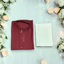 Mens Traditional Maroon Kurta Pajama,6338