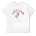 thumbnail image 1 of Mens Marrakesh Pastel Round Neck T-Shirt White Medium, 1 of 5
