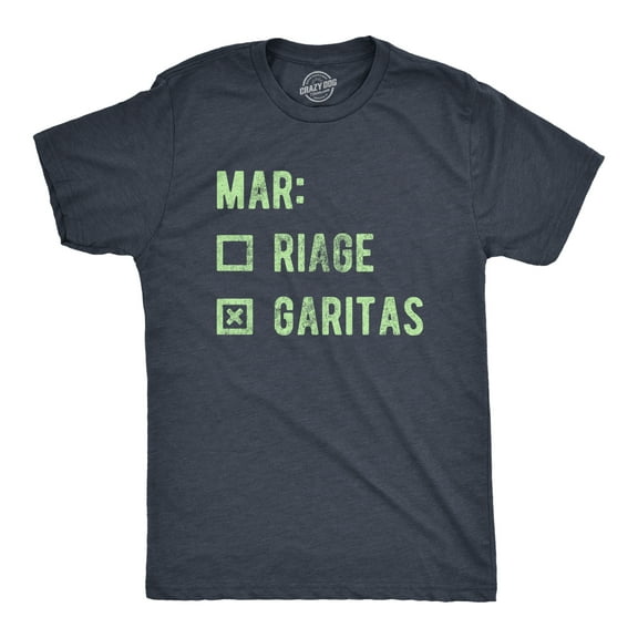 Mens Marriage Margaritas T Shirt Funny Checklist Drinking Married Joke Tee for Guys Graphic Tees