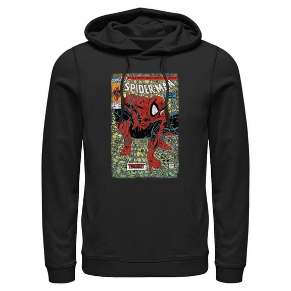 Mens Marvel Arachknight Comic Cover Lightweight Hoodie