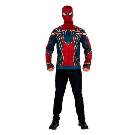 Mens Marvel Avengers: Infinity War Spider-Man Long Sleeve Top