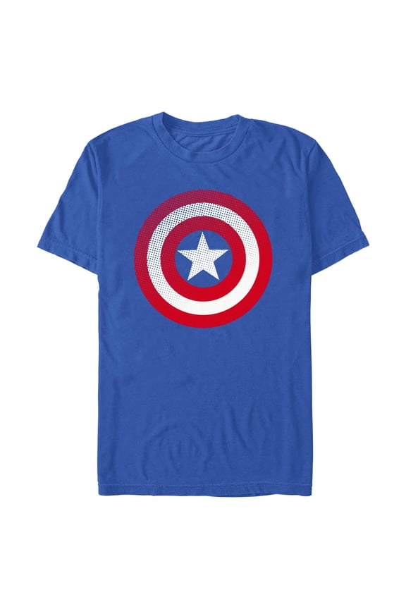 Mens Marvel Classic Retro Shield T Shirt