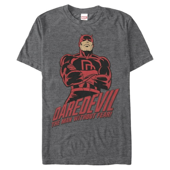 Mens Marvel: Daredevil Comic Pose Logo T Shirt