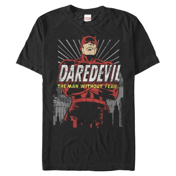 Mens Marvel: Daredevil Distressed Comic Poster T Shirt