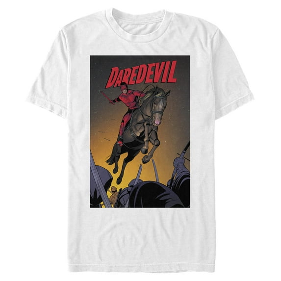 Mens Marvel: Daredevil Horse Riding Hero T Shirt