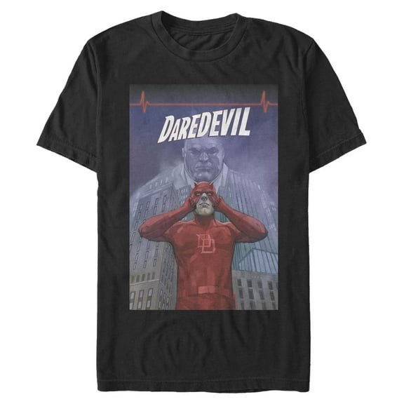 Mens Marvel: Daredevil Kingpin Comic Cover T Shirt