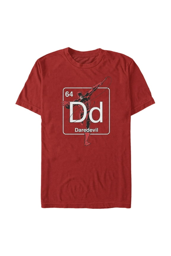 Mens Marvel: Daredevil Periodic Element Icon T Shirt