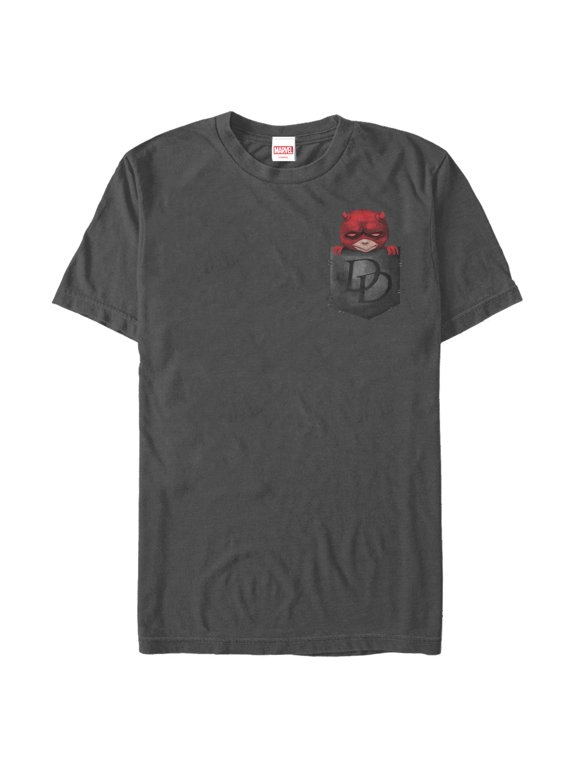 Mens Marvel: Daredevil Pocket Hero Icon T Shirt