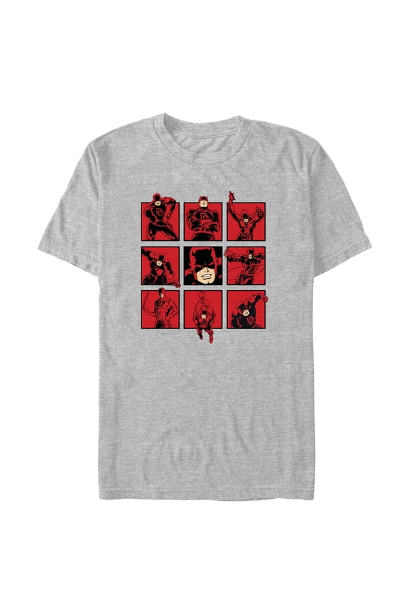 Mens Marvel: Daredevil Poses Collage T Shirt
