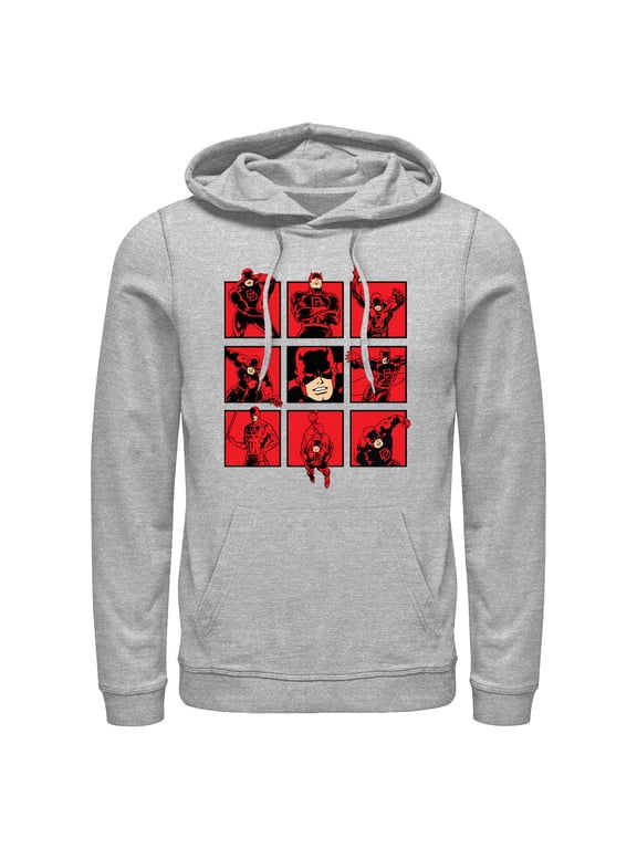 Mens Marvel Daredevil Poses Lightweight Hoodie