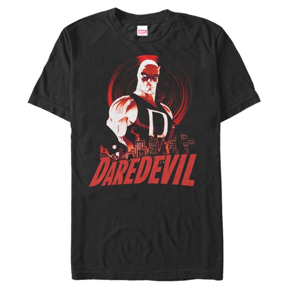 Mens Marvel: Daredevil Red City Hero T Shirt