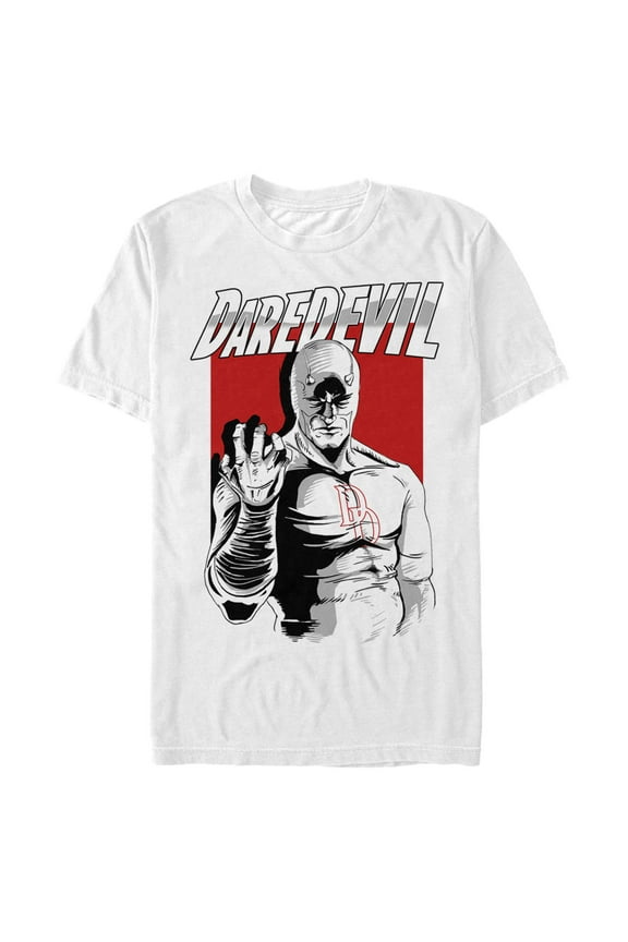 Mens Marvel: Daredevil Red Hero Sketch T Shirt