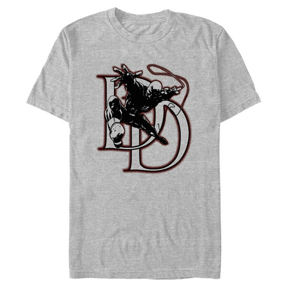 Mens Marvel: Daredevil Red Outline Icon T Shirt