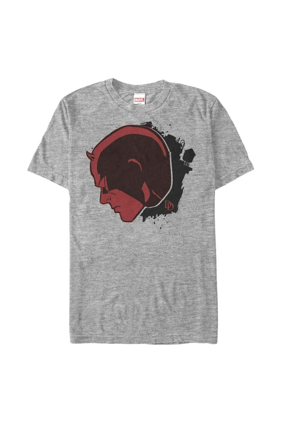 Mens Marvel: Daredevil Side Profile Comic T Shirt