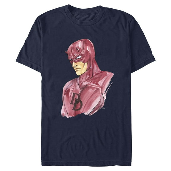 Mens Marvel: Daredevil Simple Painting T Shirt