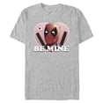 thumbnail image 1 of Mens Marvel: Deadpool Comic Book Hero Be Mine T Shirt, 1 of 5