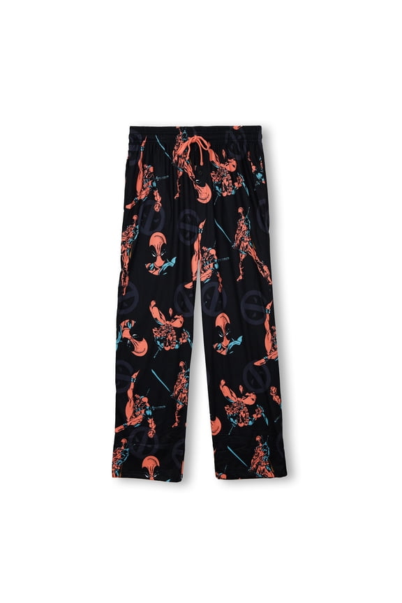 Mens Marvel: Deadpool Merc with a Mouth Logo Lounge Pants
