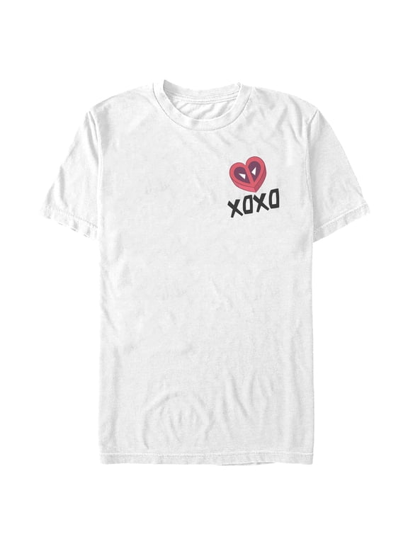 Mens Marvel: Deadpool Valentine's Day XOXO Face T Shirt