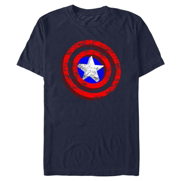 Mens Marvel Distressed 3D Logo T Shirt