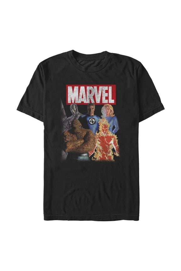 Mens Marvel: Fantastic Four Classic Team T Shirt