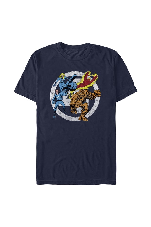 Mens Marvel: Fantastic Four Comic Book Squad T Shirt