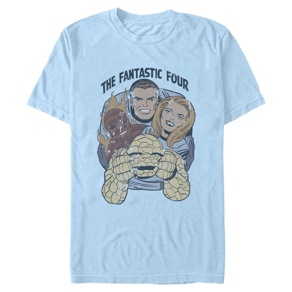Mens Marvel: Fantastic Four Group Pose T Shirt