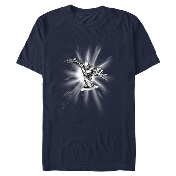 Mens Marvel: Fantastic Four Silver Surfer Space T Shirt
