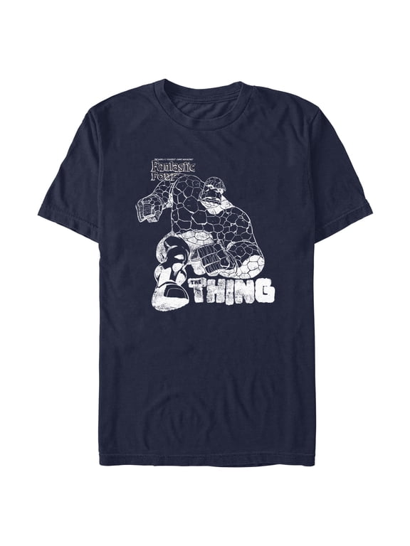 Mens Marvel: Fantastic Four The Thing Faded Art T Shirt