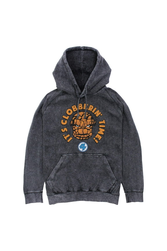 Mens Marvel: Fantastic Four The Thing It's Clobberin' Time Lightweight Hoodie
