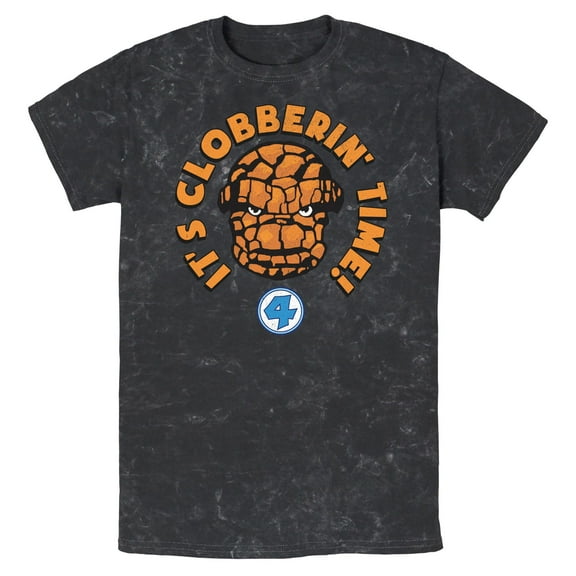 Mens Marvel: Fantastic Four The Thing It's Clobberin' Time T Shirt